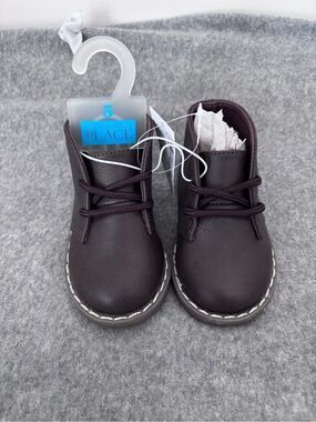 The Children's Place Toddler Dark Burgundy Lace-Up Boots